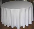 Round fabric tablecloths