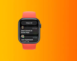 Snapchat app on a smartwatch