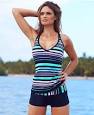 Womens swim shorts and tops