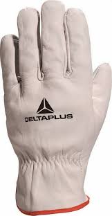 Delta Plus Top Quality Full Grain Leather Gloves - Size 08 ...