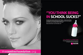 Young Moms Denounce Candie&#39;s Teen Pregnancy Campaign - Business Insider - candies-hilary-duff-psa