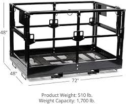 Amazon.com: Titan Attachments 4' x 6' Mesh Telehandler Work ...