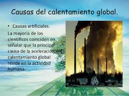 Resultado de imagen para calentamiento global causas