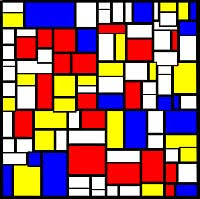 Resultado de imagen de piet mondrian obras