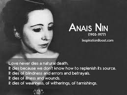 Anais Nin Quotes Relationships. QuotesGram via Relatably.com