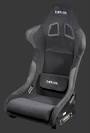 NRG Fiberglass Fixed Back Bucket Seat - Black - Furious Customs