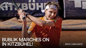 Bublik overcomes double-fault dip to seal Kitzbühel SF spot
