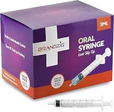 Brandzig 3ml Syringe - 100 Pack – Luer Slip Tip ... - Amazon.com