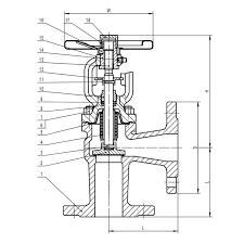 China Angle Type Forged Steel Flanged Globe Valve ...