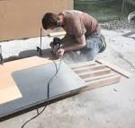 How to cut soapstone countertops california