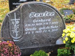 Grab von Gerda Reuter (geb. Buhr, de) (03.02.1922-01.04.2011 ...