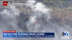 Max Fire: Evacuation order lifted after brush fire threatens homes in Stevenson Ranch