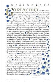 Image result for desiderata