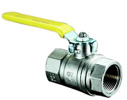 Optigas Isolating ball valve DN 15, Rp ½ IT, nickel-plated ...