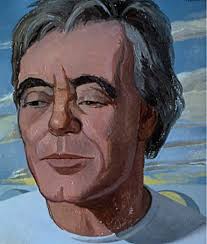 portrait painting of actor Franco Citti by Margaret McCann - C5GL6y7_aEVO_Yrl