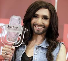 Cheryl Monks polycystic ovary syndrome sufferer compared to Eurovision winner Conchita | Mail Online - article-2627184-0800107C00000514-515_634x573