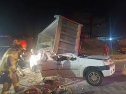 برخورد خونین سواری و کامیون با 2 کشته