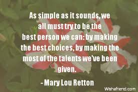 As simple as it sounds,, Mary Lou Retton Quote via Relatably.com