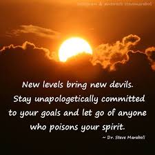 Quote by Steve Maraboli: “New levels bring new devils. Stay ... via Relatably.com