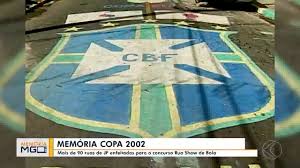 Memória MG1: Mais de 90 ruas de Juiz de Fora foram pintadas na Copa de 2002
