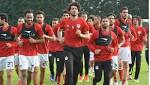 المنتخب الوطنى يواصل استعداداته بايطاليا