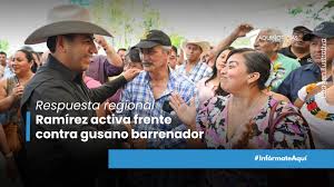 Ramírez Aguilar abre en Pichucalco otro frente sanitario contra el gusano barrenador