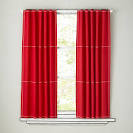 Red kids curtains