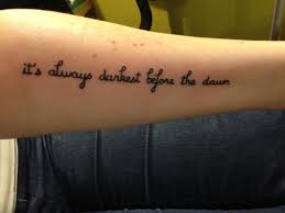 Tattoos Overcoming Depression Quotes | Picture Quotes | Tactful ... via Relatably.com