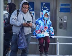 Reinician clases con frio congelante