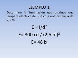 Resultado de imagen para formulas iluminacion