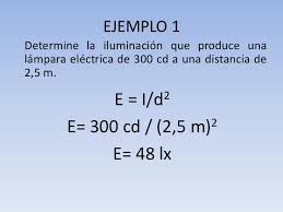 Resultado de imagen para formulas iluminacion