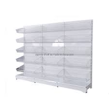Single Side Gondola Shelf/ Display Rack - Supermarket Shelf ...