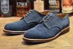 Navy suede shoes