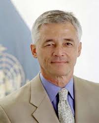 United Nations Special Representative to Iraq Sergio Vieira De Mello is shown in this undated handout photo. Vieira de Mello, a United Nations veteran who ... - xinsrc_7065f7f98beb438c9c850e7634f8162c_demello