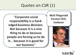 Business &amp;amp; Corporate Social Responsibility via Relatably.com