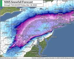 Image of snowstorm prediction vs. actual snow