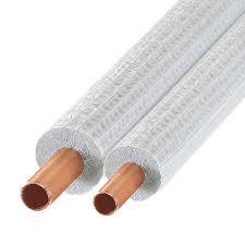 Tubolit DuoSplit 1/4" - 3/8" Pre-Insulated Copper Pipe 25m ...