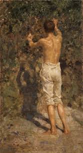 The Back of Charlie - Henry Scott Tuke als Kunstdruck oder ... - the_back_of_charlie