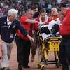 Story image for fenway woman hit by bat from Boston Globe