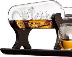 Image of NTH Boat in a Bottle Decanter Set
