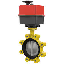 Gas butterfly valve DN 150 electric actuator