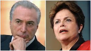 Resultado de imagem para fotos temer e dilma