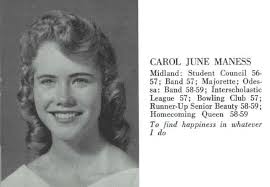 Carol (Beasley) Maness. 331 Rivershire. Conroe, TX 77301 - maness_carol_june