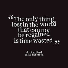 Finest 8 influential quotes about wasted time images English ... via Relatably.com