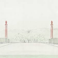 To justify his arch, Trump cites a 1925 plan. That vision was very different.