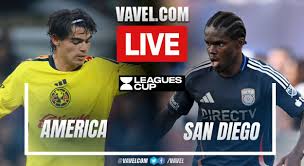 America vs San Diego LIVE Score Updates in Leagues Cup Match