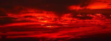 Image result for langit cerah warna merah di waktu malam