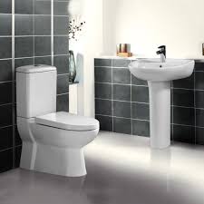 Image result for Contemporary 3/4 Bathroom with High ceiling & Pedestal sink