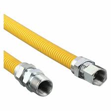 3/8 in Hose Inside Dia., 5 ft Hose Lg, Gas Connector ...