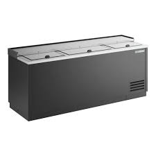 True TD-80-30-HC 80 1/8" Black Horizontal Bottle Cooler